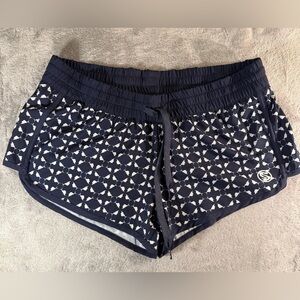 Scales Shorts Womens Blue Geometric Print Surf And Slay Boardshorts  Sz M Beach